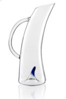 parisevetro - caraffa moby vetro soffiato borosilicato fatto a mano