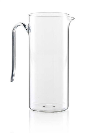 parisevetro - caraffa glacette vetro soffiato borosilicato fatto a mano